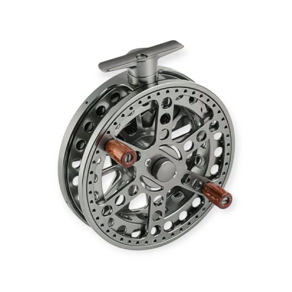 Котушка інерційна з поворотним механізмом Salmon 0031 (120mm)