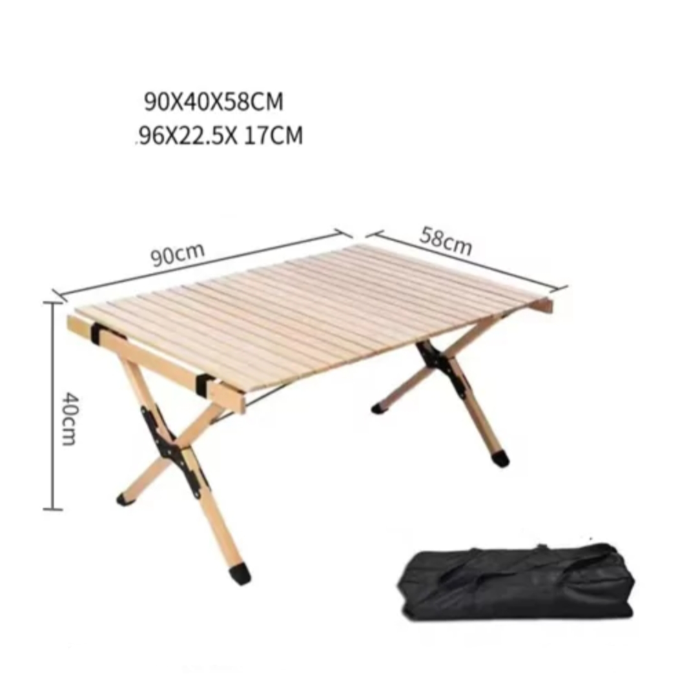 Стол складной из натурального дерева Optima SGK905840 для кемпинга.