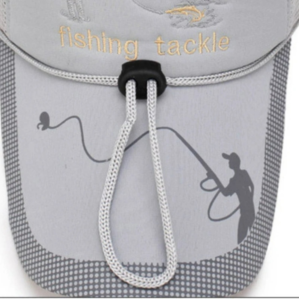 Бейсболка для рыбалки Fishing tackle А 80-10/3 (сіра)